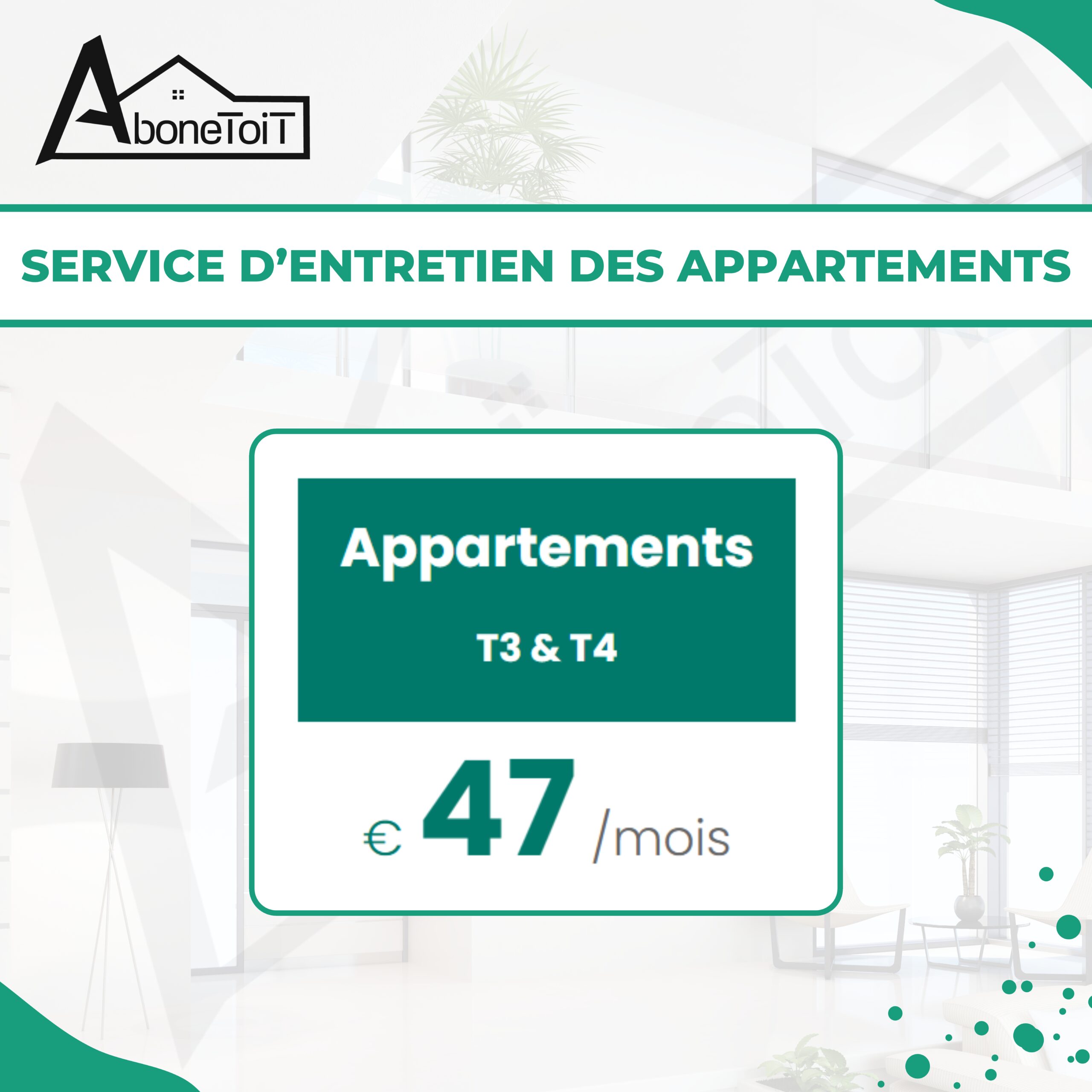 Entretien - Appartement T3 & T4